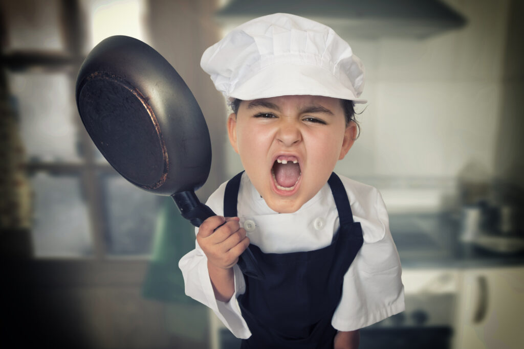 Enfant chef cuisinier