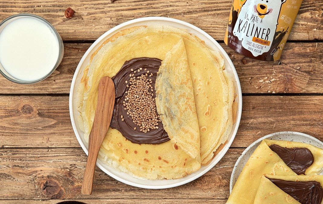 Crêpes recette sans aucun des 14 allergènes majeurs