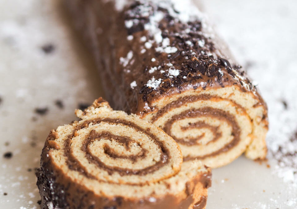 Bûche pâte à tartiner
