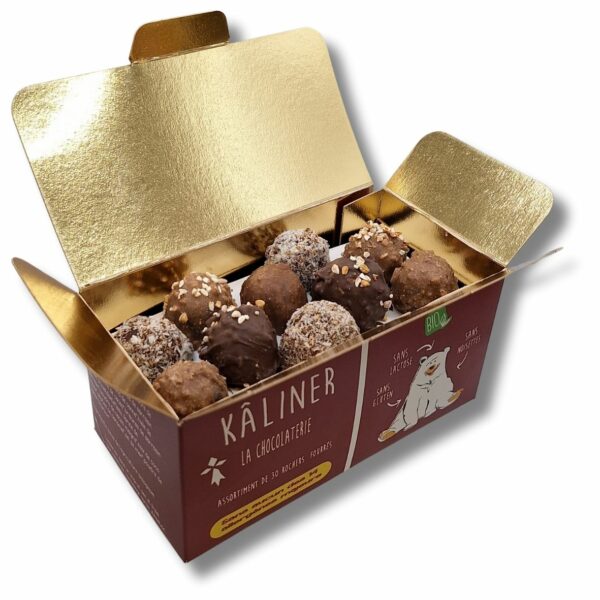 assortiment de 30 rochers chocolat