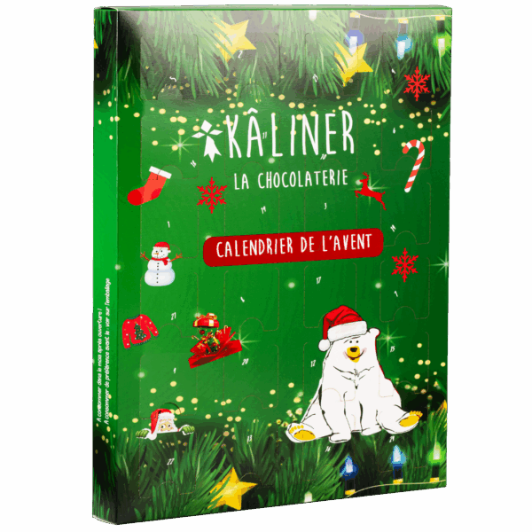 calendrier de l'avent de la chocolaterie kâliner