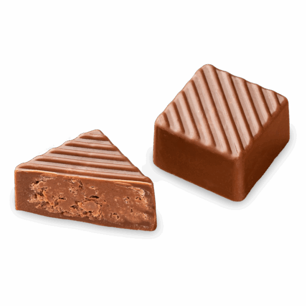 bonbon au chocolat doux croustillant