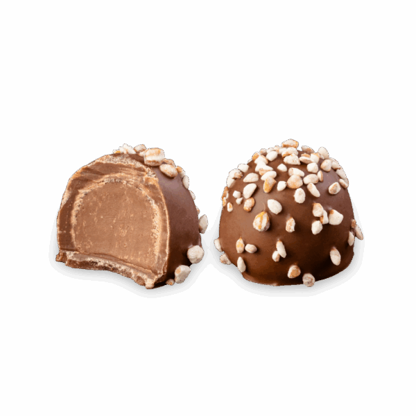 rocher chocolat doux aux éclats de sarrasin caramélisé