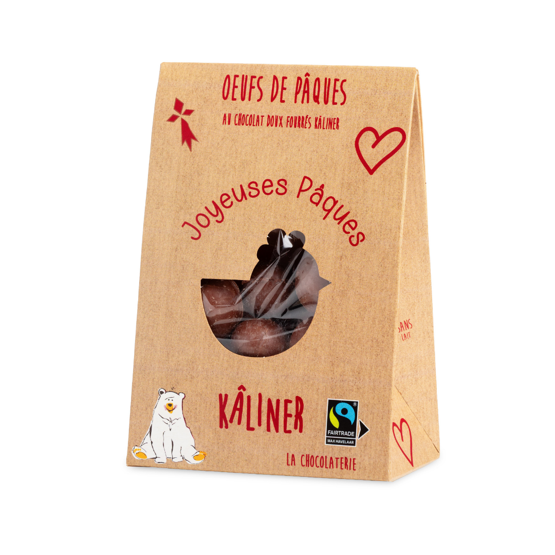 Oeufs de Pâques au chocolat doux